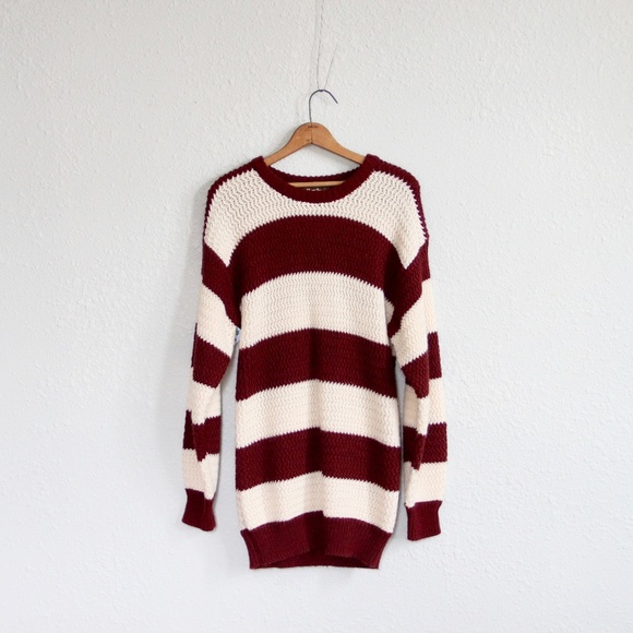 Vintage Knit Oversized Sweater Boyfriend Fit - Picture 1 of 7